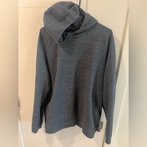 lululemon athletica Men's Blue Textured Hoodie